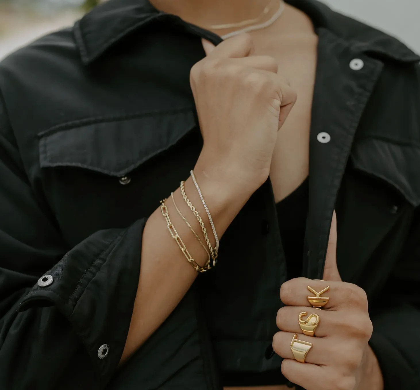 The Essentials Bracelets Layering Set