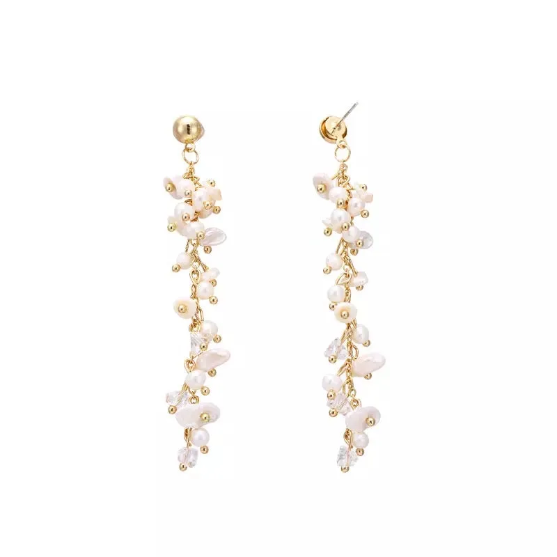The Sylvie Shell Drop Earrings