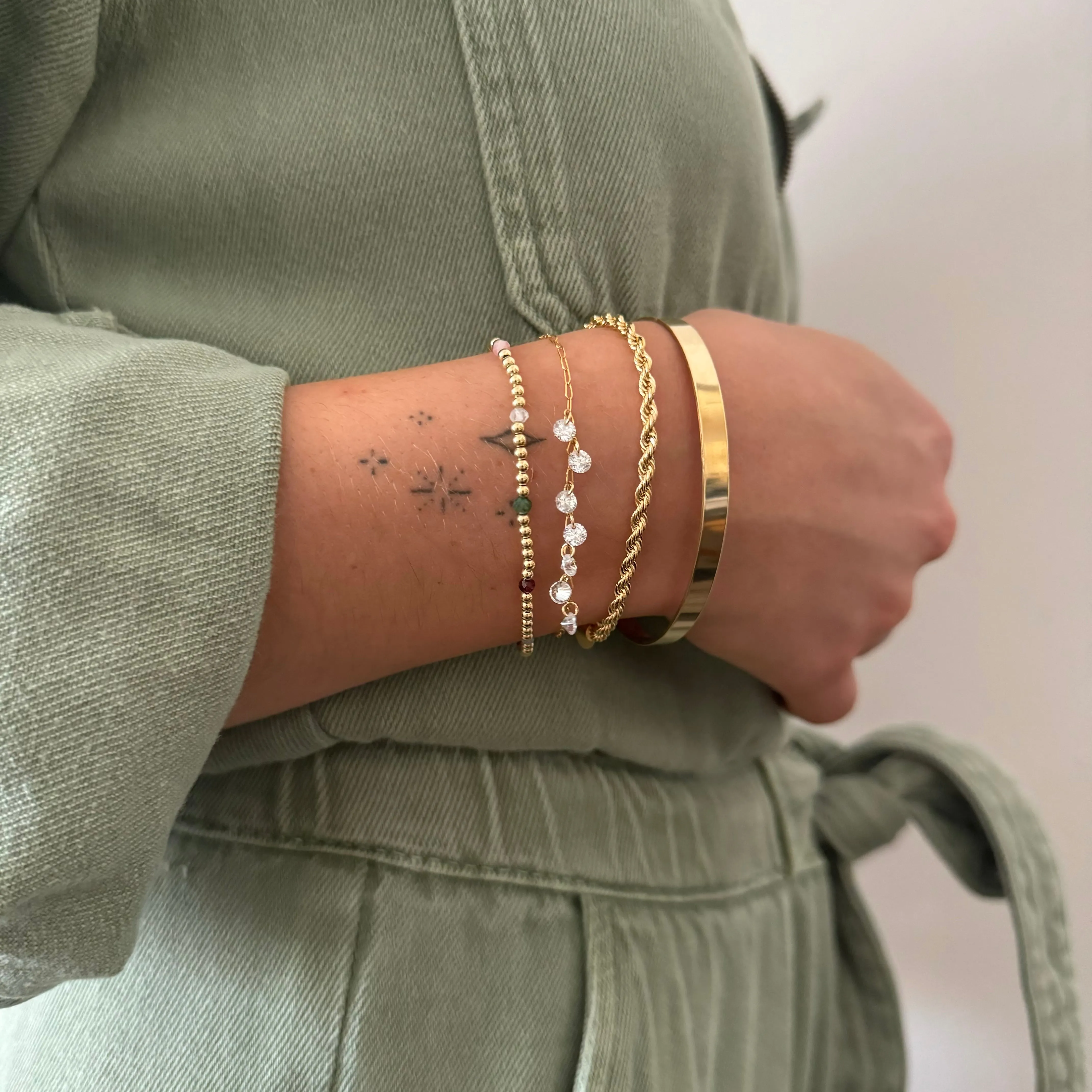 Theia Rope Bracelet ~ 14Kt Gold Filled