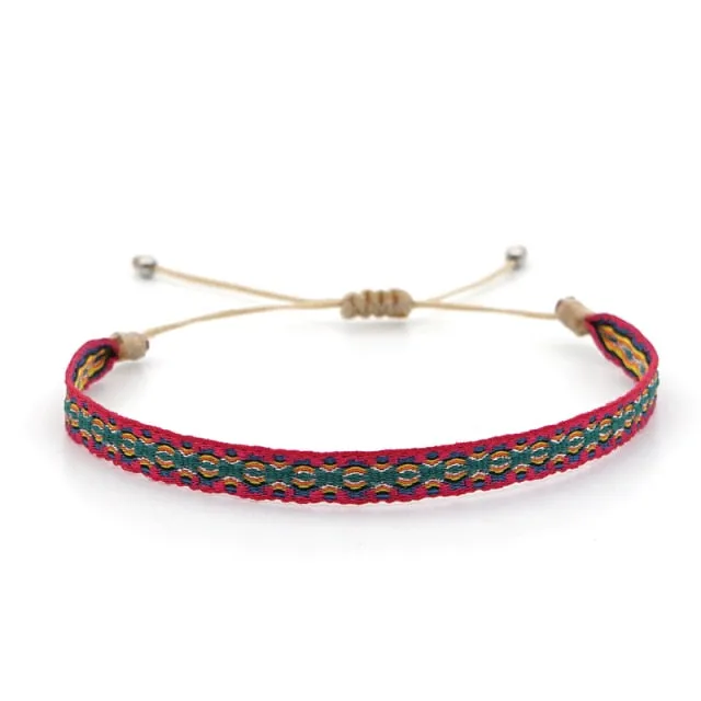 Tibetan Buddha Rope Chain Natural Bracelets
