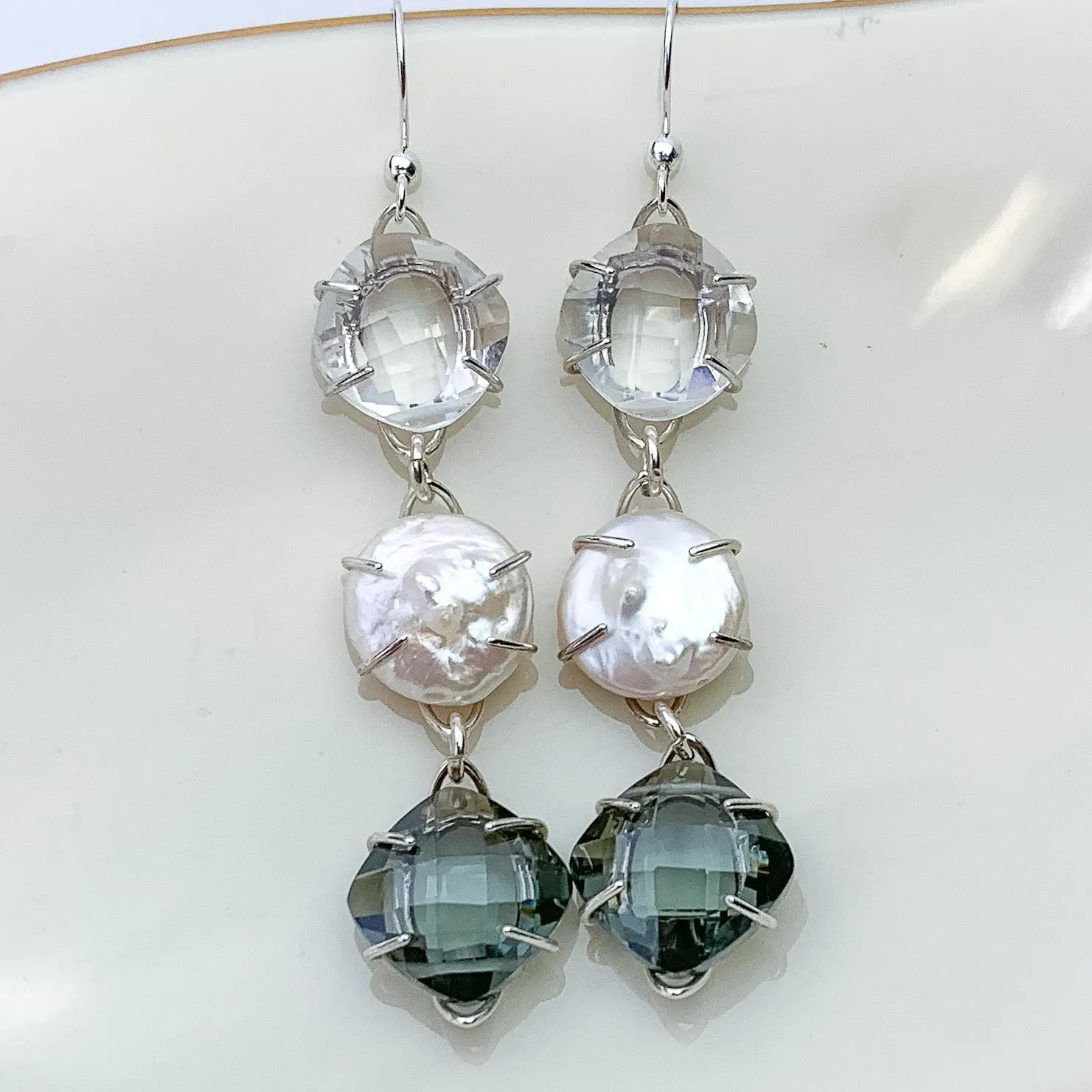 Tiffany Black Tie Cascade ooak Jewelry