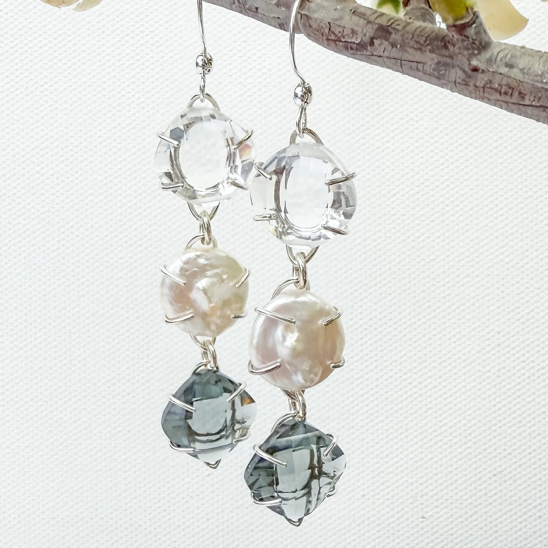 Tiffany Black Tie Cascade ooak Jewelry