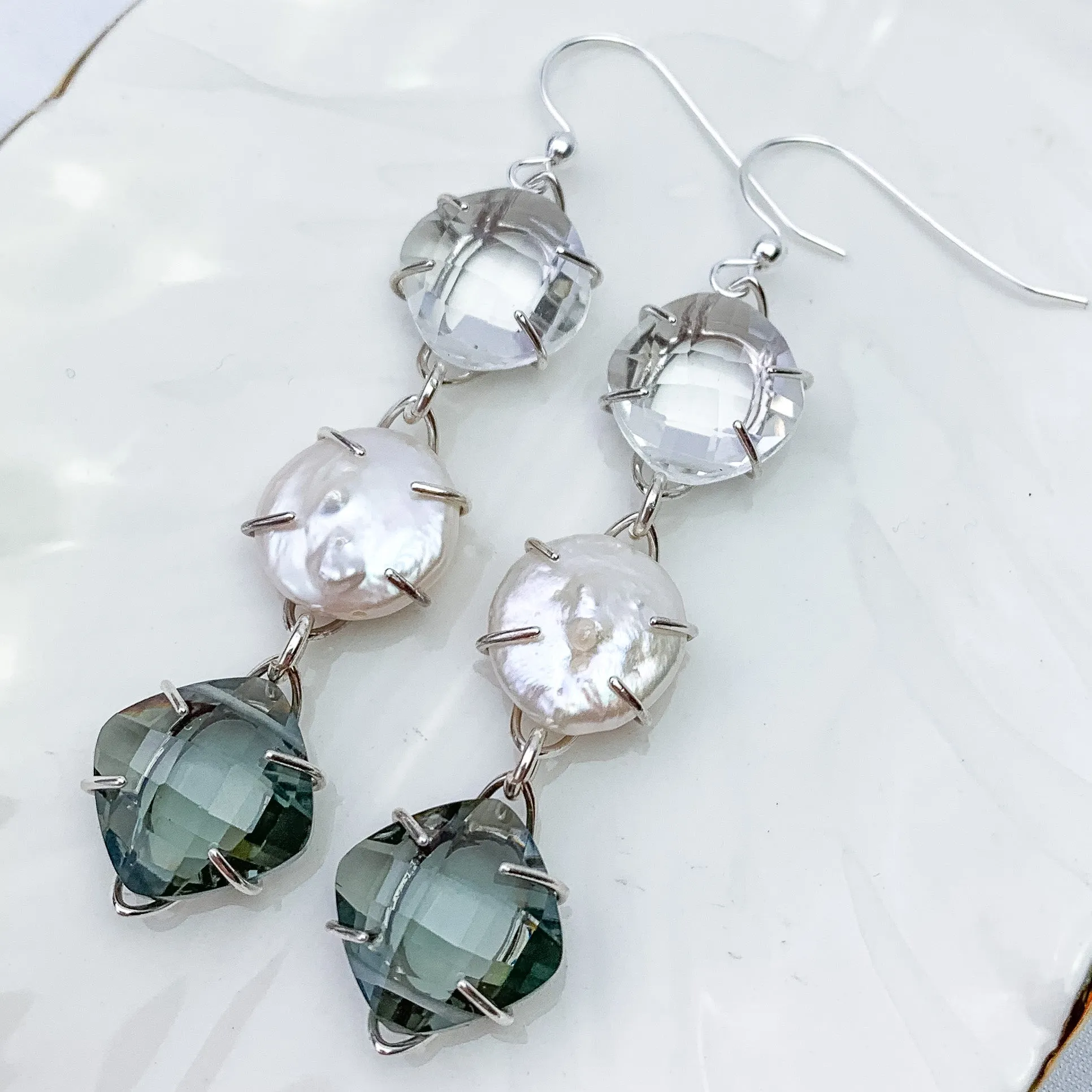 Tiffany Black Tie Cascade ooak Jewelry
