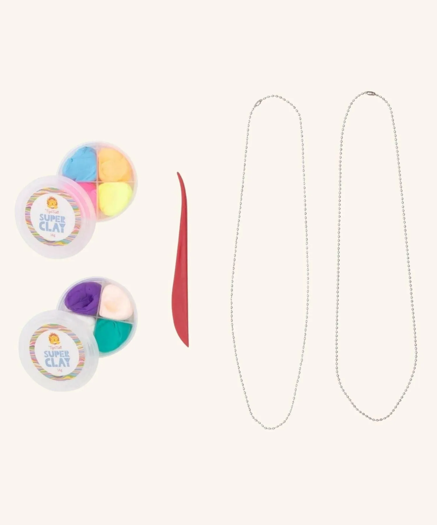 Tiger Tribe | Jewellery Design Kit - Super Clay Necklaces