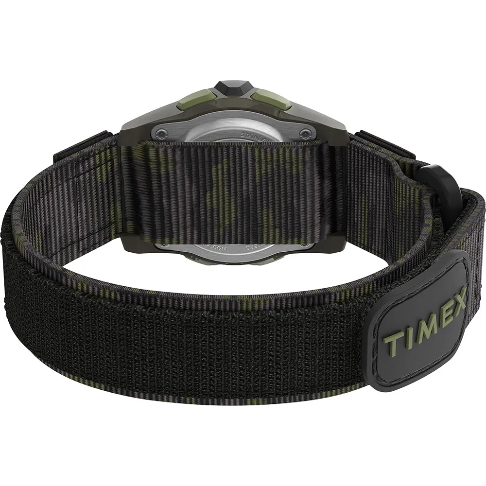 Timex Kids Digital 35mm Watch - Green Camo w/Fastwrap Strap