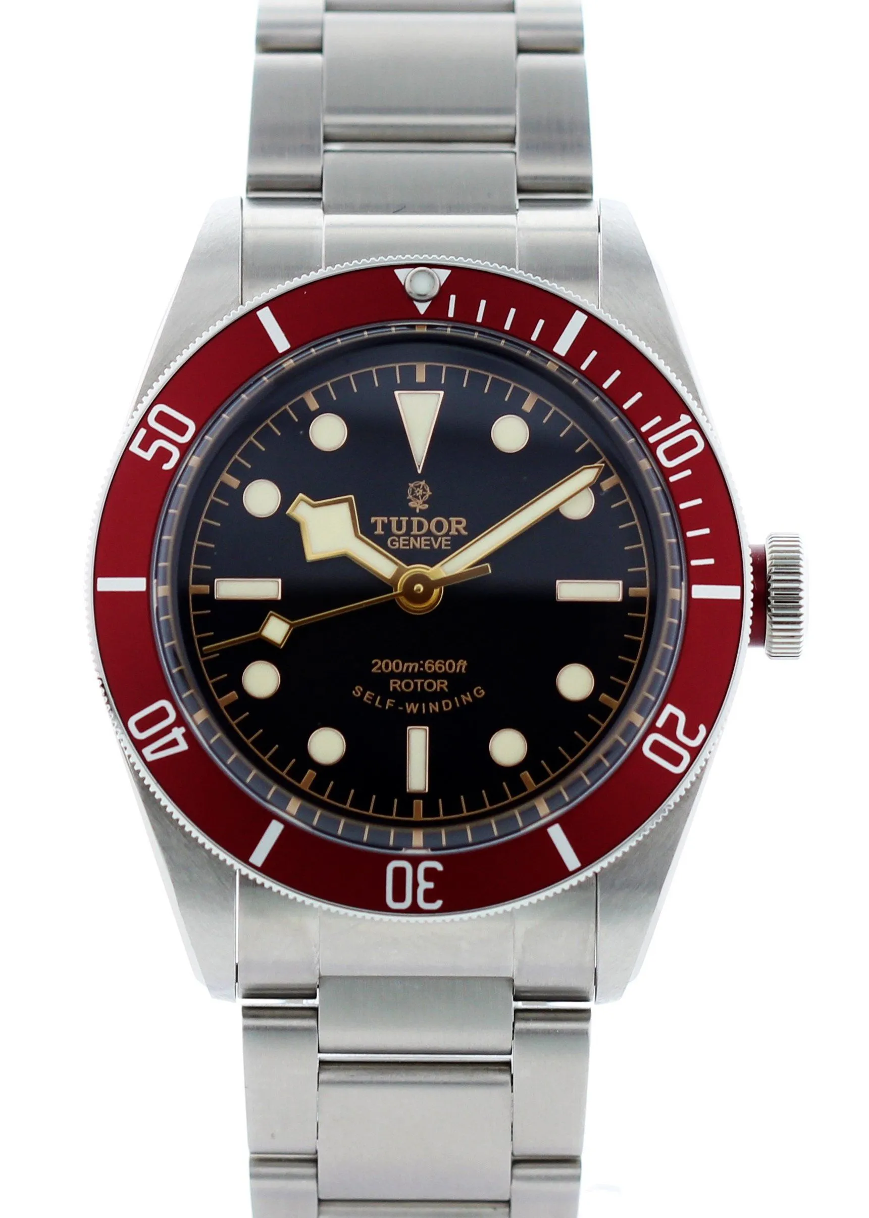 Tudor Heritage Black Bay 79220R Mens Watch Box Papers