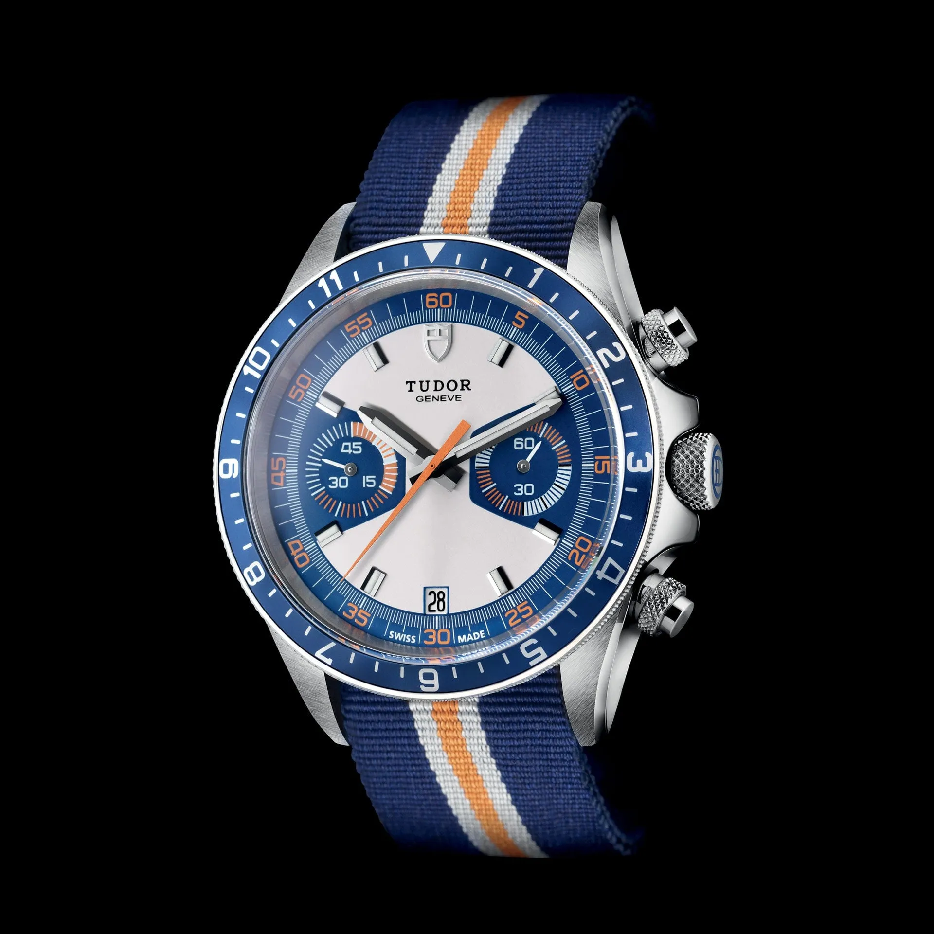 Tudor Heritage Chrono Blue, Stainless Steel, 42mm, Ref# M70330B-0003