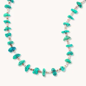 Turquoise Nugget and Classic Heishe Necklaces