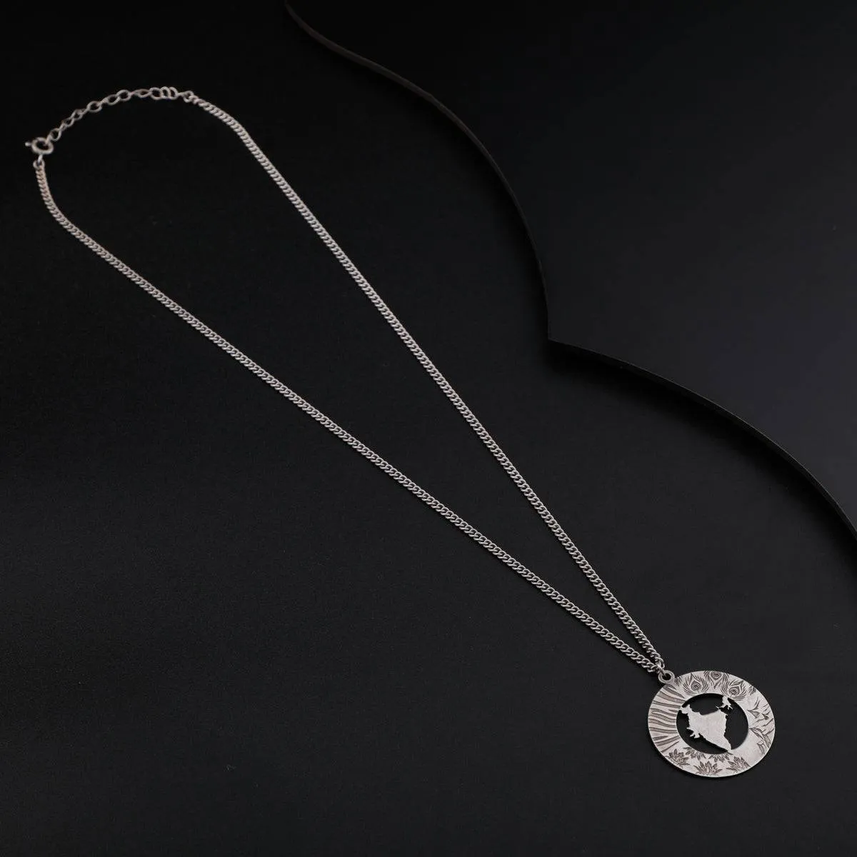 Unisex India Silver Necklace