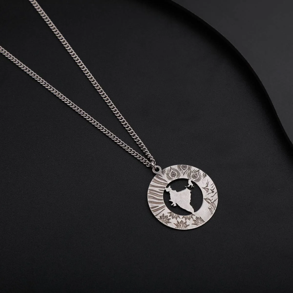 Unisex India Silver Necklace