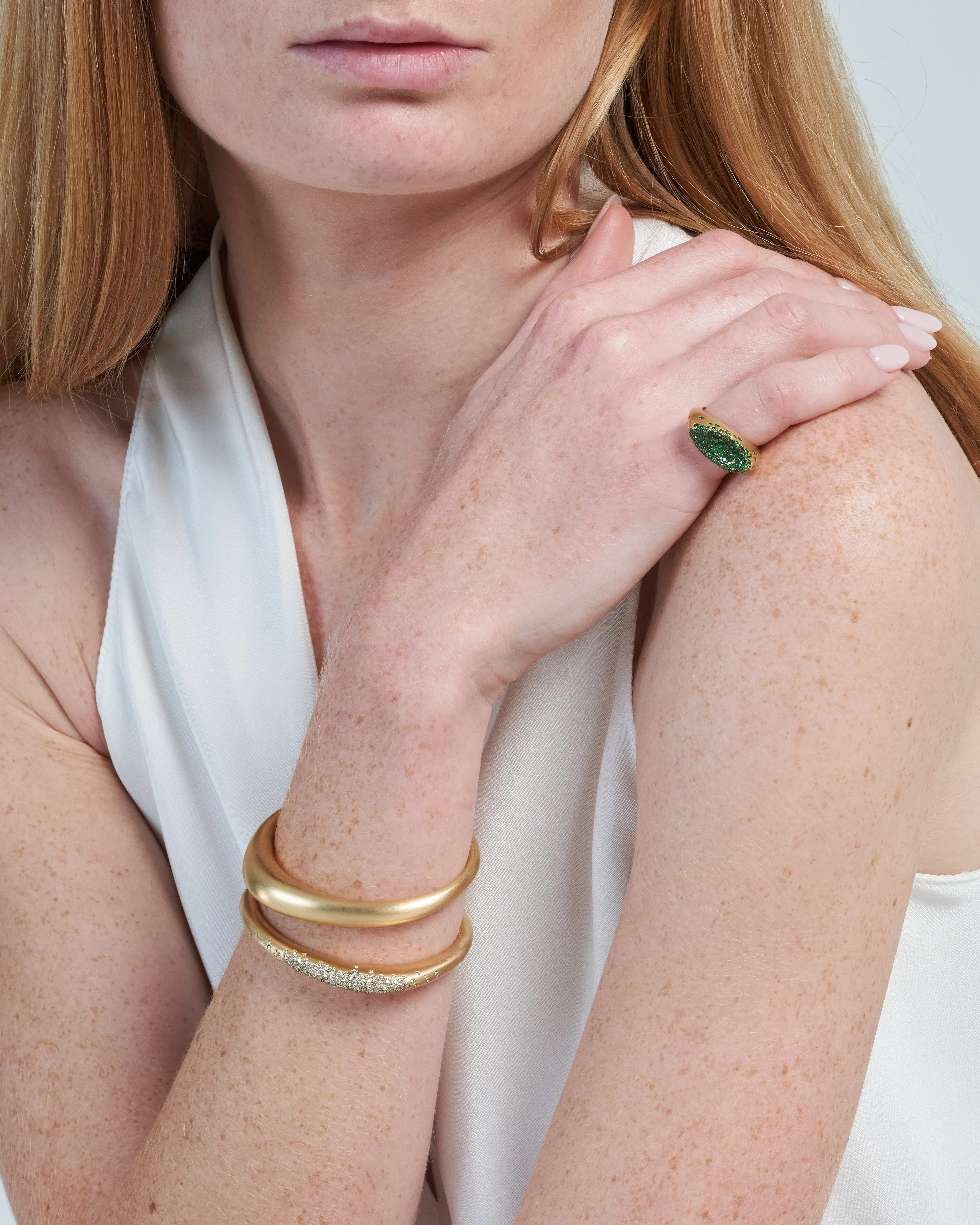 urban pure thick cuff - gold