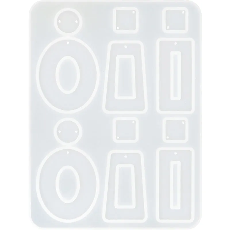 UV RESIN MOULD RECTANGLE EARRINGS 1PC