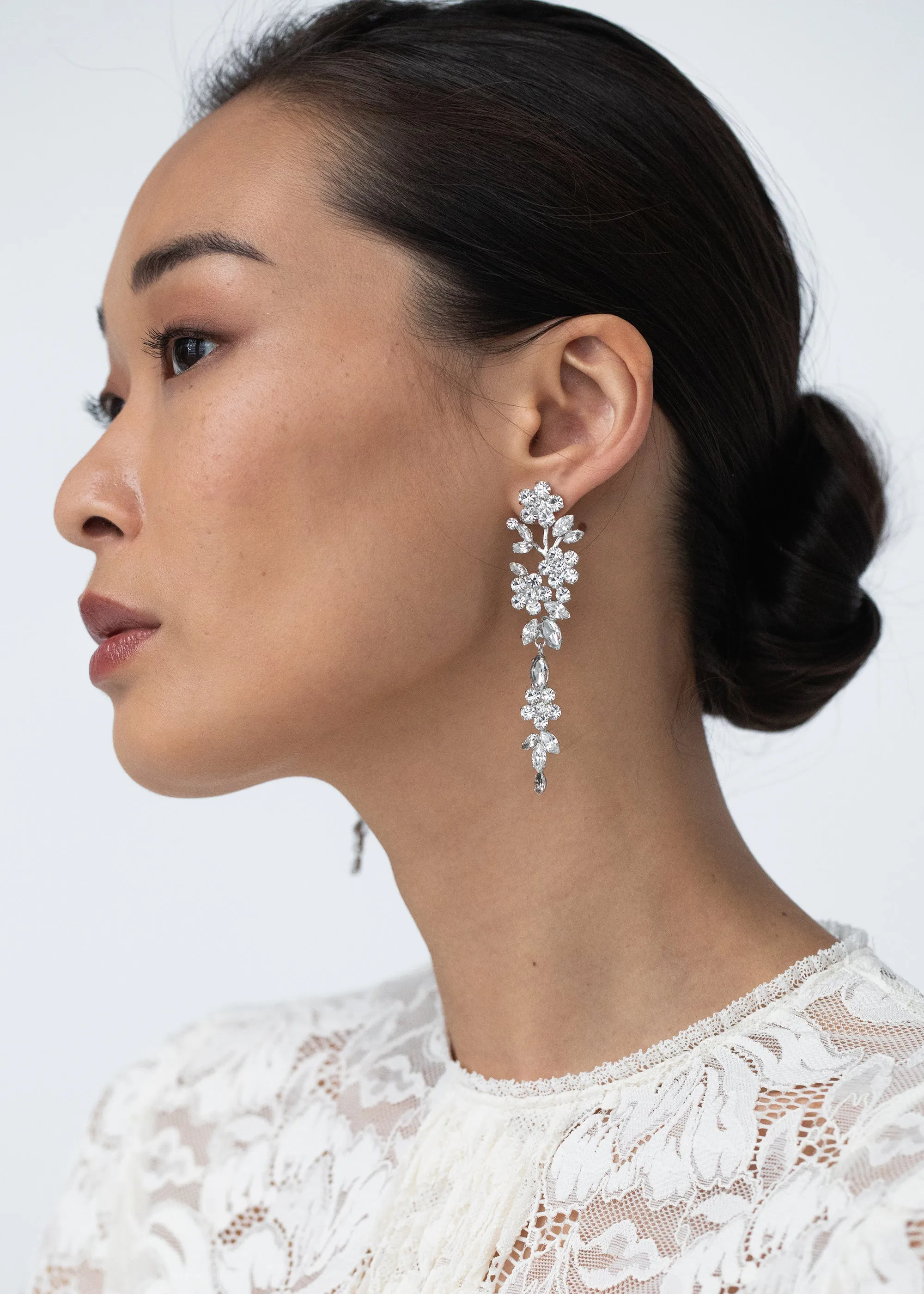 Verlee Earrings -- Crystal