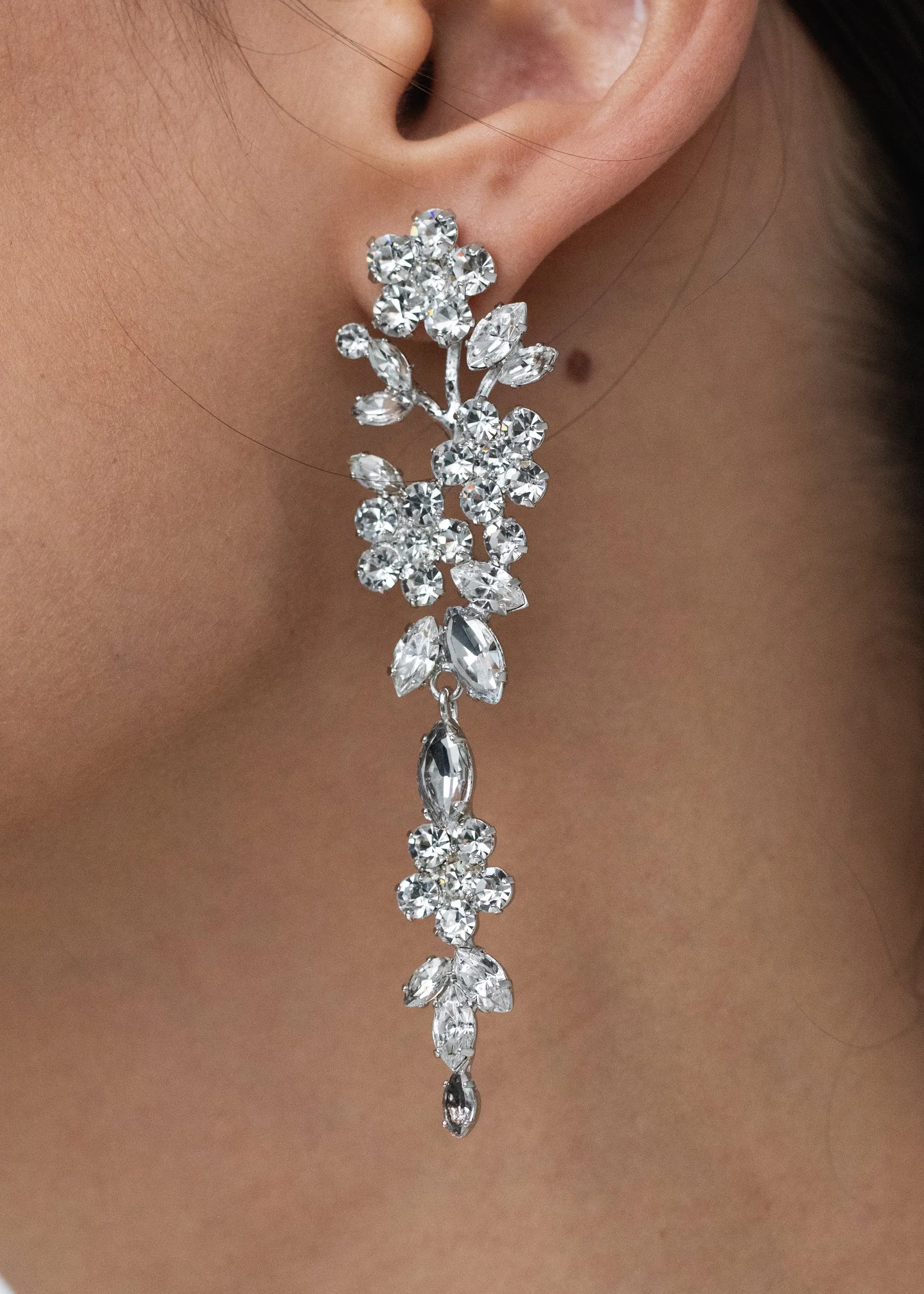 Verlee Earrings -- Crystal