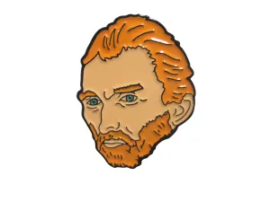 Vincent Van Gogh Head Adjustable Size Fashion Ring