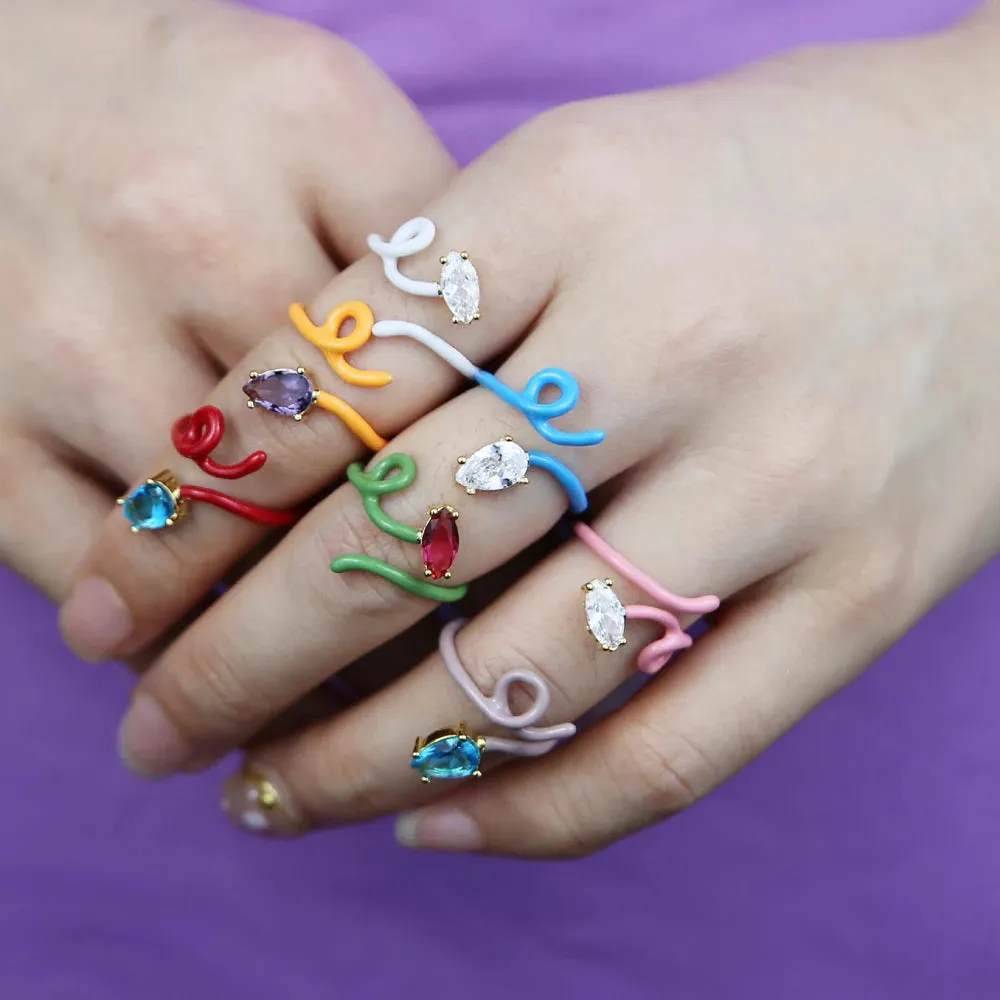 Vine Ring Pink