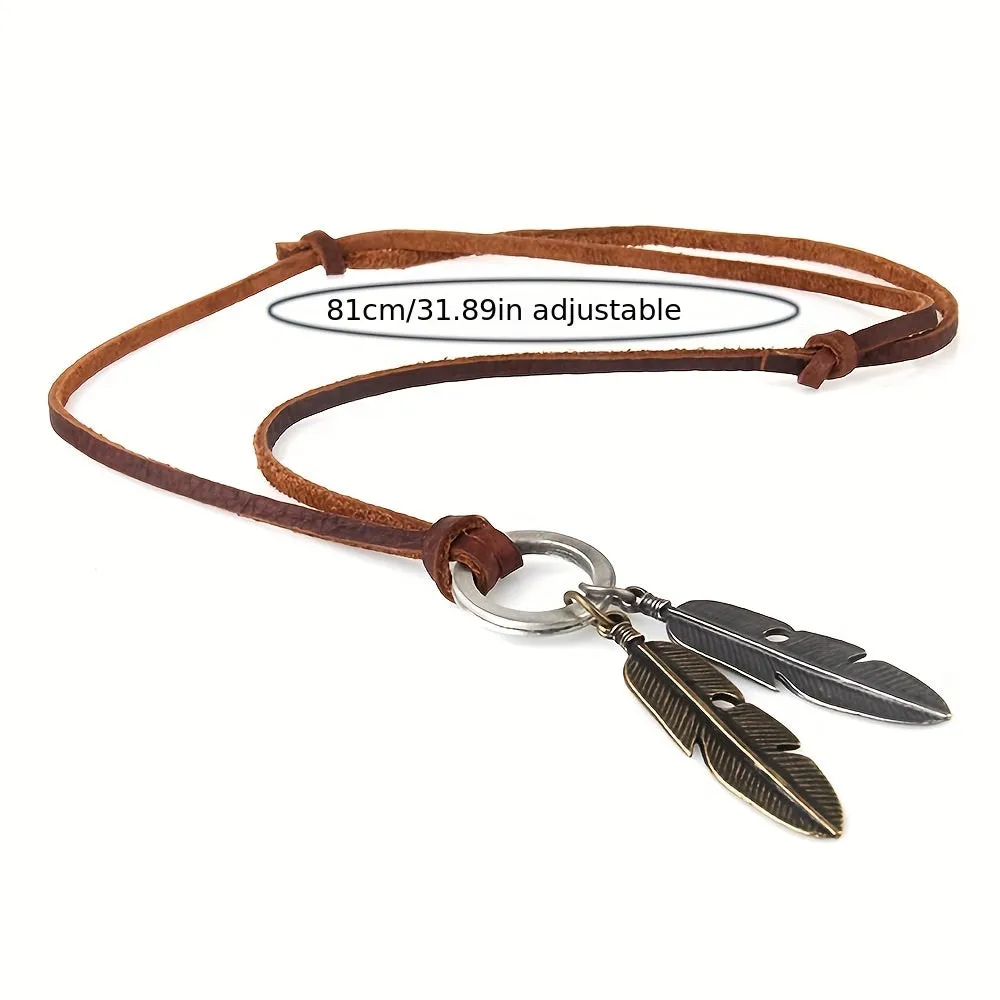 Vintage Alloy Pendant Men's Necklace