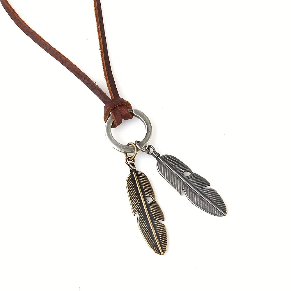 Vintage Alloy Pendant Men's Necklace