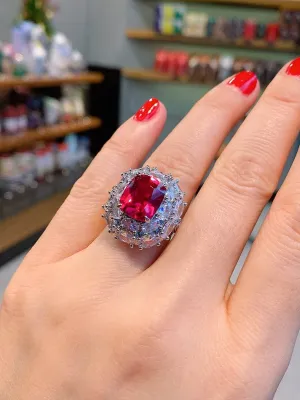 Vintage Simulation Color Treasure Style Ring MSR110804