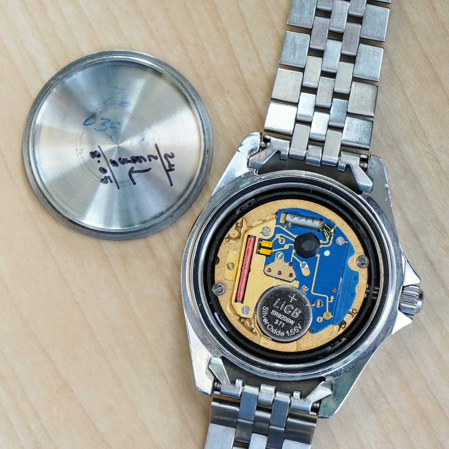 Vintage TAG HEUER 1000 Night Diver Watch 980.113D Date Indicator Wristwatch Original Bracelet ALL S.S. - In Box!