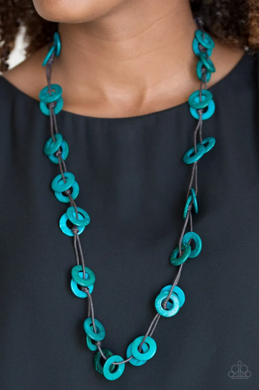 Waikiki Winds Blue Paparazzi Necklace
