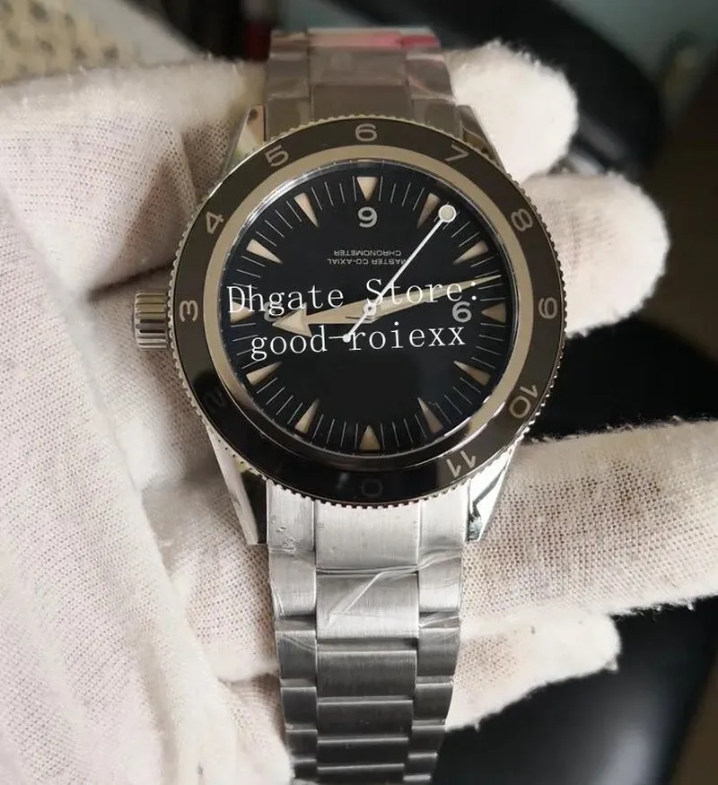Watches for Men VSF V2 Version Watch Mens Automatic Cal.8400 Ceramic Spectre 300M James Bond 007 Master Dive Steel Nato Fabric Nylon Swim Waterproof Wristwatches
