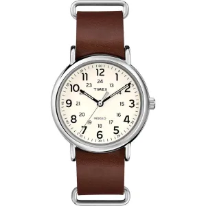 Weekender Slip-Thru - Brown Leather Strap