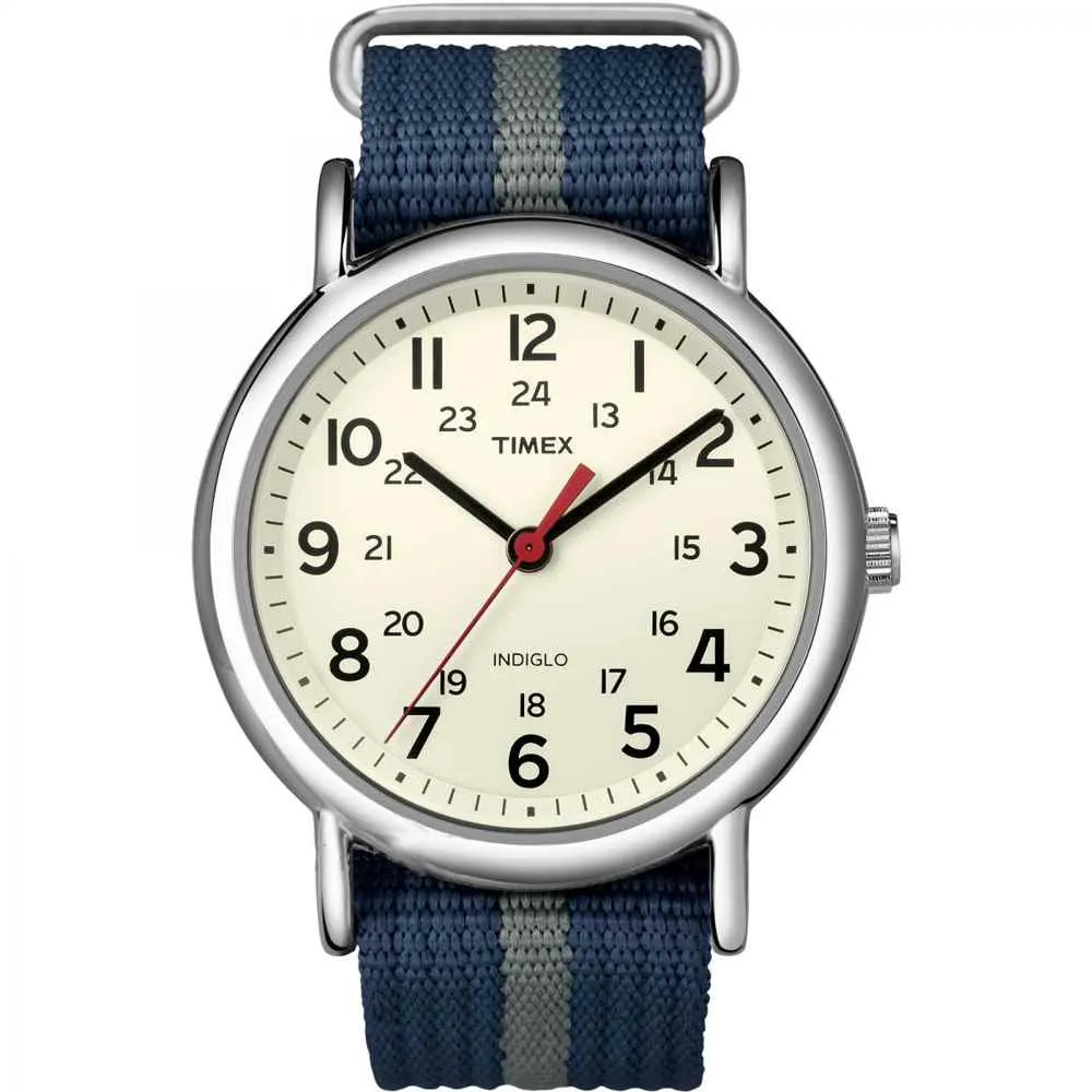 Weekender Slip-Thru Watch - Navy/Grey