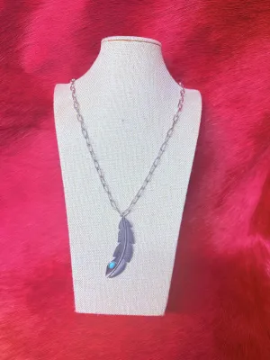 Whispering Feather Necklace