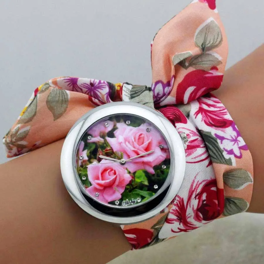 Women's Boho Watches with Fabric Bracelet