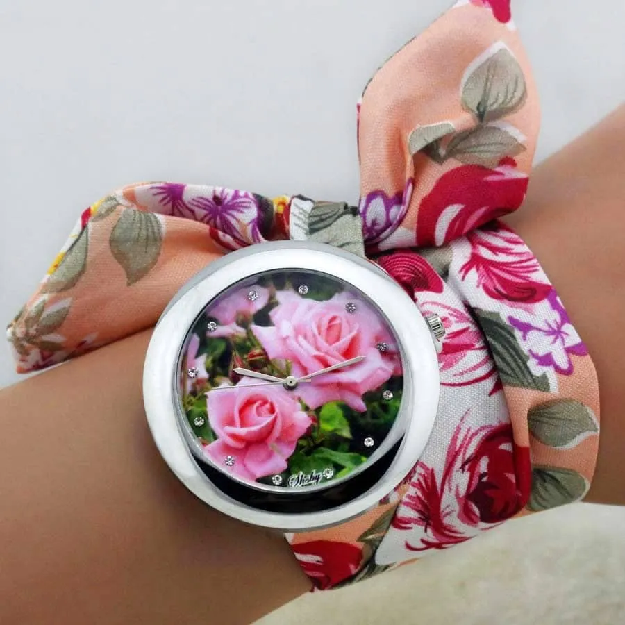 Women's Boho Watches with Fabric Bracelet