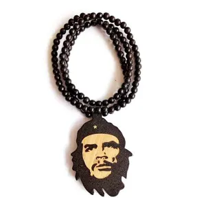 Wooden Necklace with Pendant