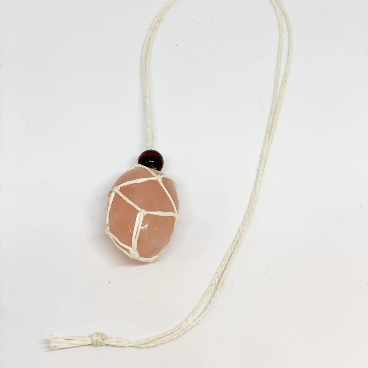Yoni egg macrame necklaces