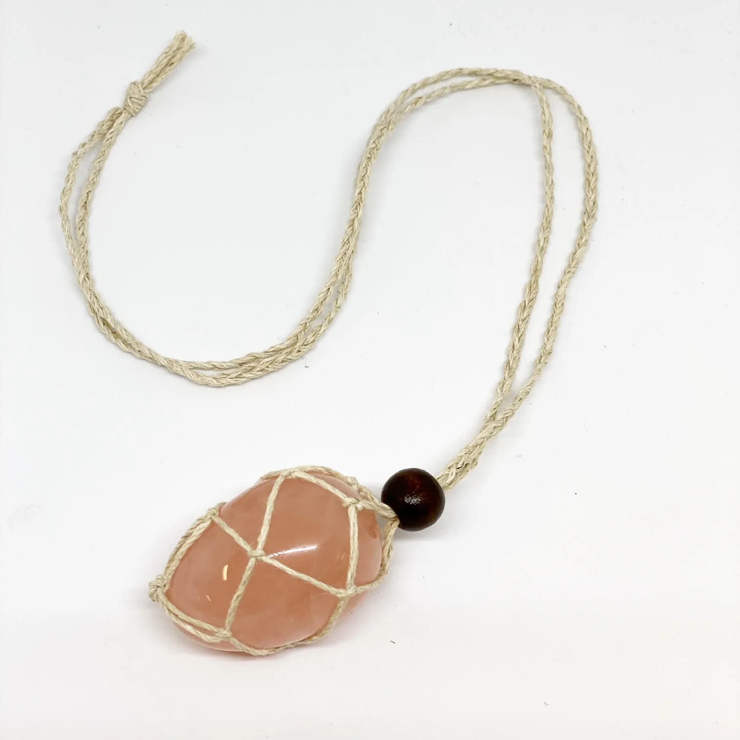 Yoni egg macrame necklaces