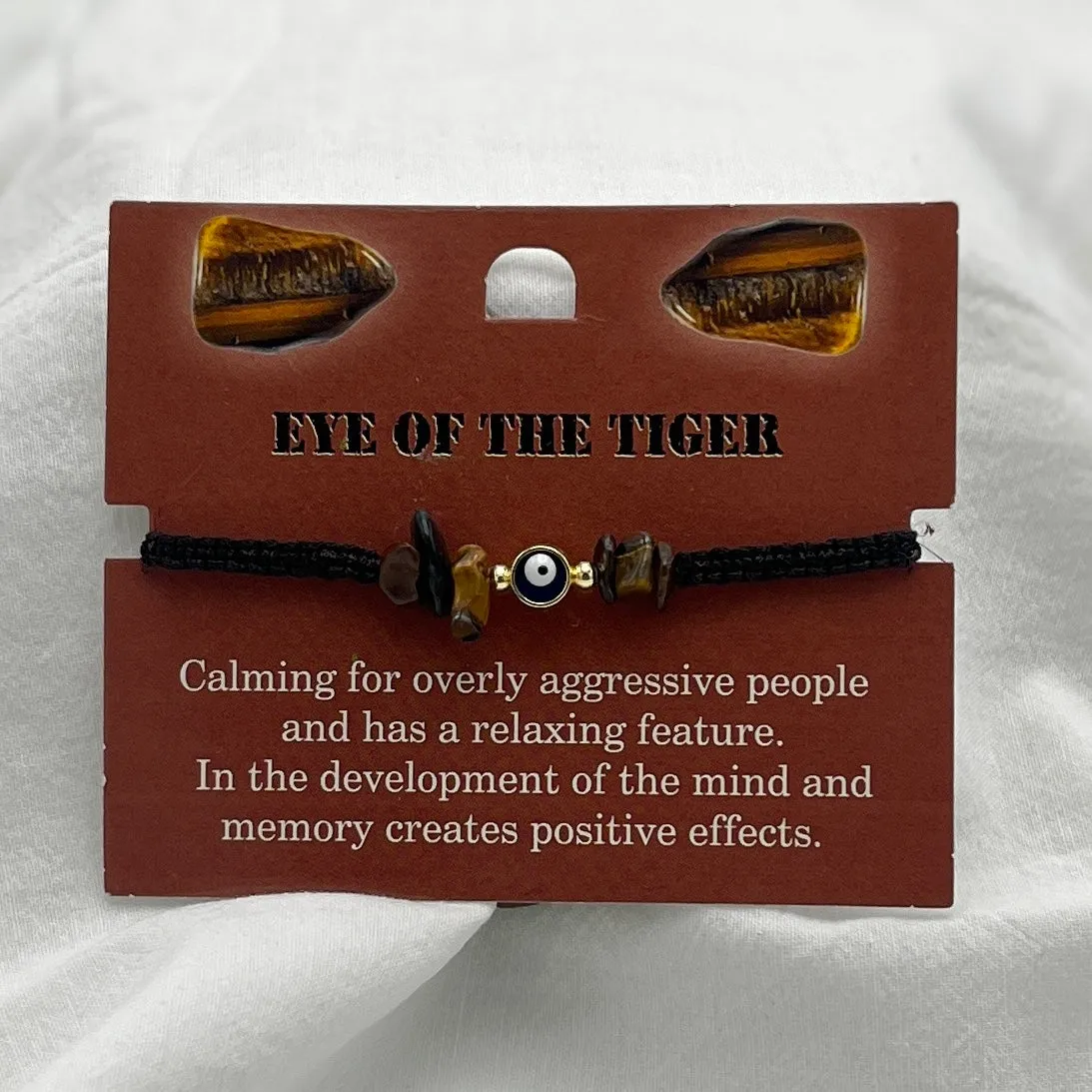 Zodiac Sign Natural Stone & Evil Eye Bracelet Set of 12
